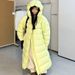 Ultra-Light 95% White Duck Down Long Puffer Coat Women's Knee-Length Oversized Cloud-Loft Winter Jacket_voghion.com