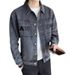 Men's Clothing Casual Denim Trendy Tops Handsome Jacket_voghion.com