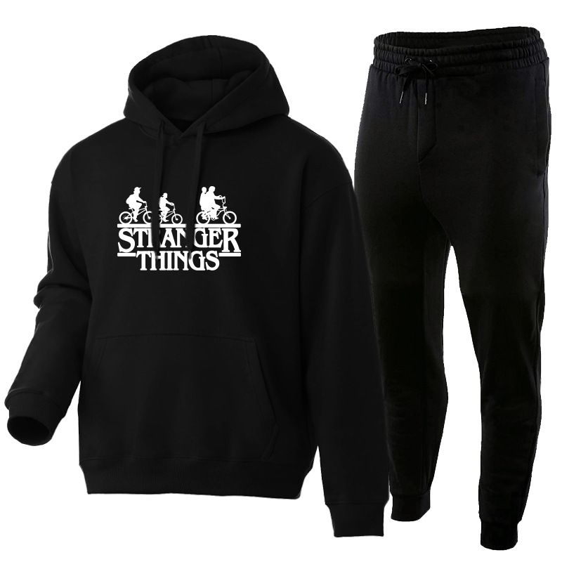 Strange Tales of American Drama Stranger Things: Surrounding Men's and Women's Plush Hoodies, Sweaters, Sports Men's Set_voghion.com