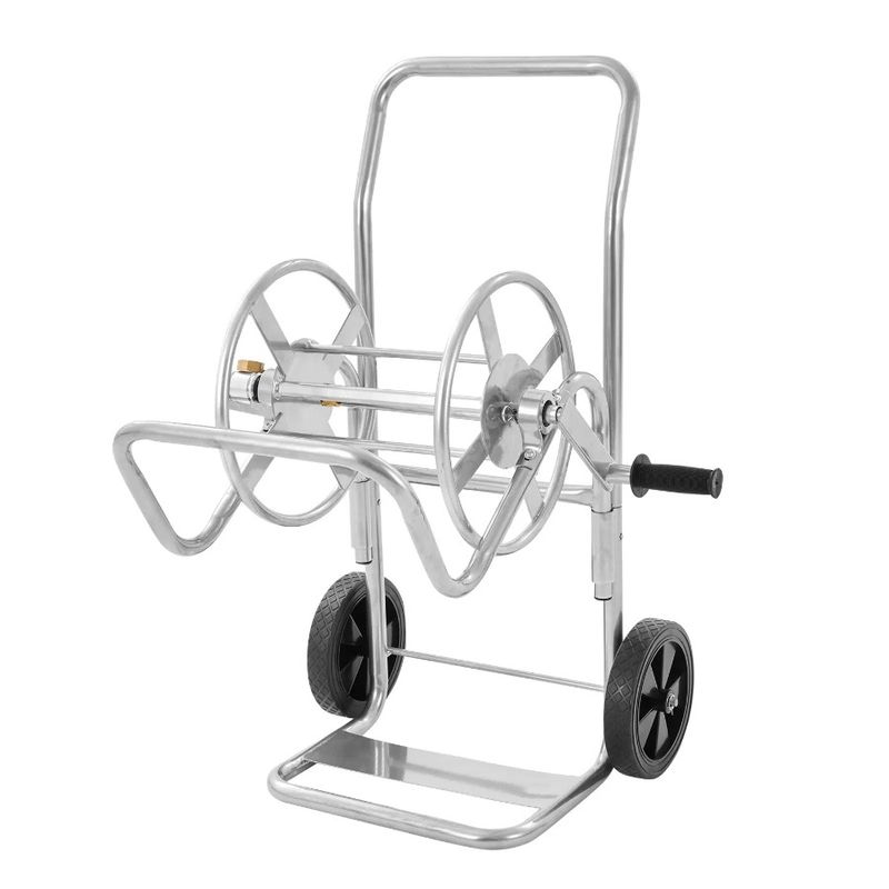 8'' Cart P Included Garden Wheels Hose Hold Of Heavy To Hose Hose Duty Reel Carts Hose Not Mobile 200 Up Tools 5 Ft Water With_voghion.com