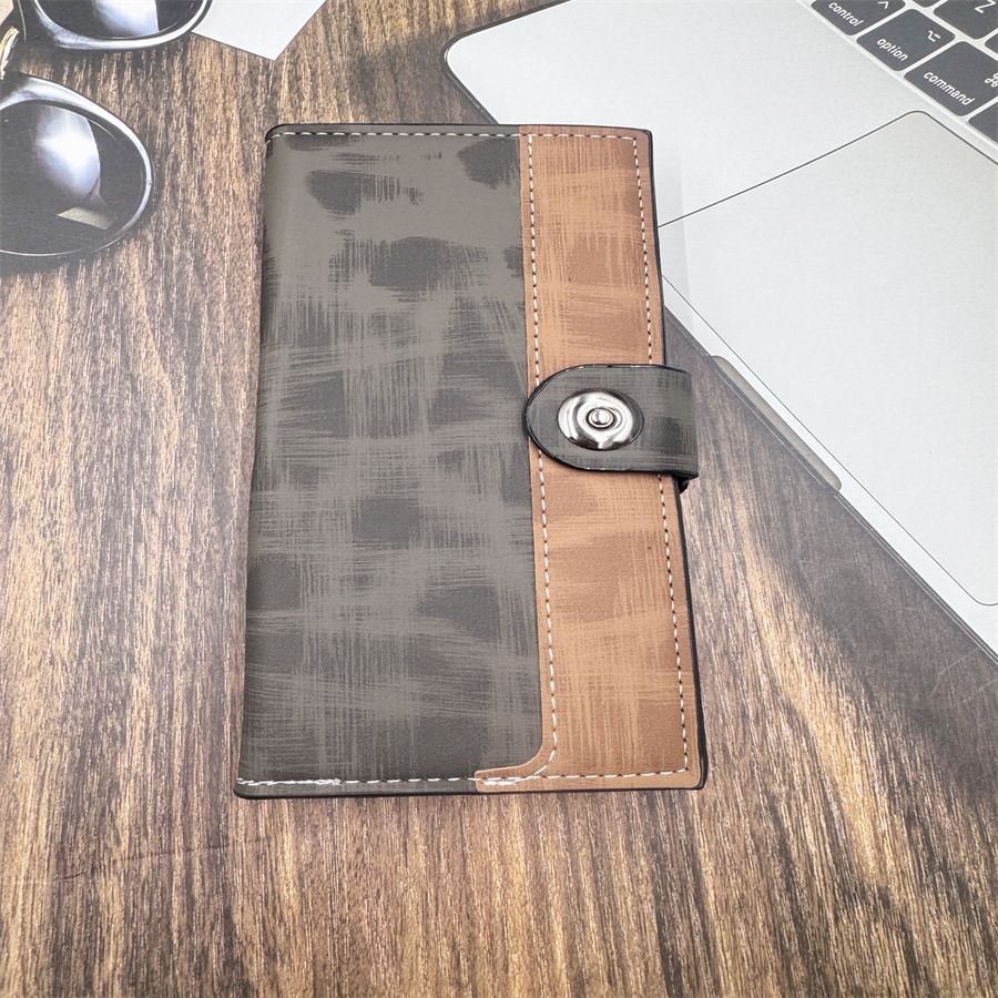 Herren Geldbörse Lang Herren Portemonnaie Multi Card Organizer Kartentasche Anzugtasche Lang West Clip Clutch Bag_voghion.com