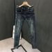 Jeans tendance pour hommes, style printemps-été 2023, coupe slim, jambes courtes, style coréen, tendance, décontracté, extensible, long, pour hommes_voghion.com