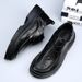 Voyage Wide Foot Men's Leather Spr Summer Breathable Trendy Versatile Thick Sole Business Formal Casual Shoes Height_voghion.com