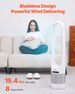 40' Oscillating Tower Fan 8H Timer 15.4ft/s High Velocity With Remote Control_voghion.com