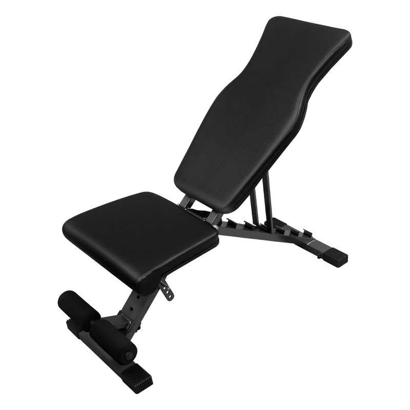 Weight Bench for Full Body Workout, Adjustable Strength Training Sit-Up Chair, Multi-Purpose Foldable Incline/Decline Bench_voghion.com