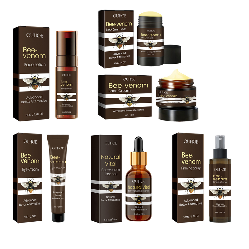 OUHOE Bee Venom Firming Relieves Fine Neck Lines, Eye Rims, Firms Skin, Moisturizes and Anti Aging Series_voghion.com