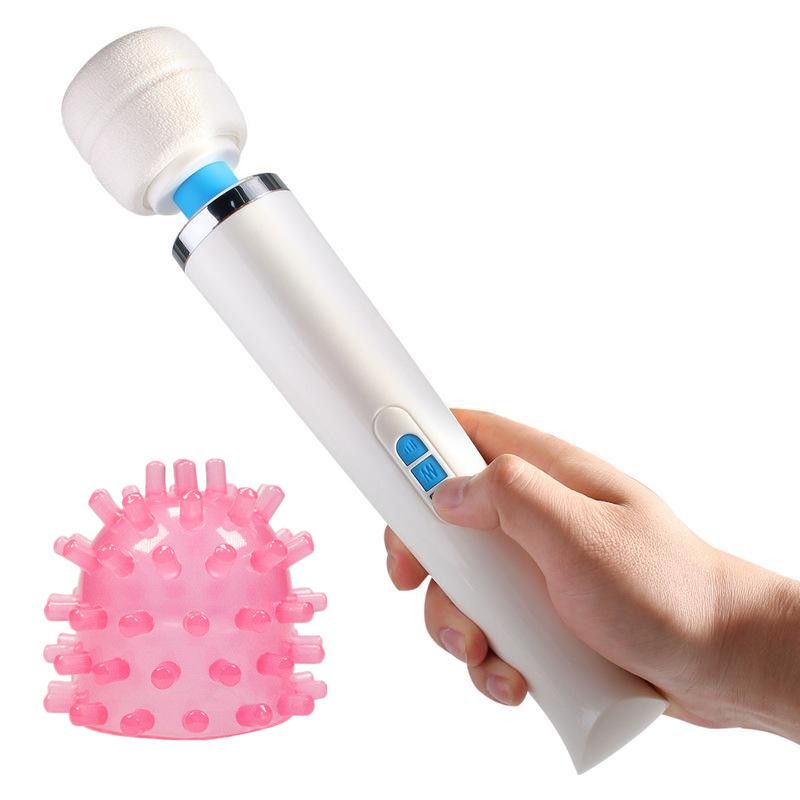 HV-270 Love Magic Wand USB Cable With Addtional Massager Head_voghion.com