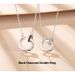 Collana di coppia con doppio anello Mobius, argento sterling, una piccola collana commemorativa semplice in edizione coreana_voghion.com