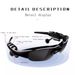Auriculares inalámbricos Bluetooth inteligentes Black Technology, dos en uno, parasol, gafas de gancho para la oreja de larga duración_voghion.com