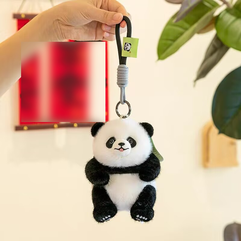 Çanta Kolye Panda Kolye, Peluş Oyuncak, Sırt Çantası, Okul Çantası, Anahtarlık, Oyuncak Bebek_voghion.com