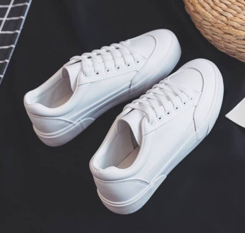 ddoo Spring White Women's Shoes 2024 Spring And Autumn New Student Korean Style Versatile Sneakers_voghion.com