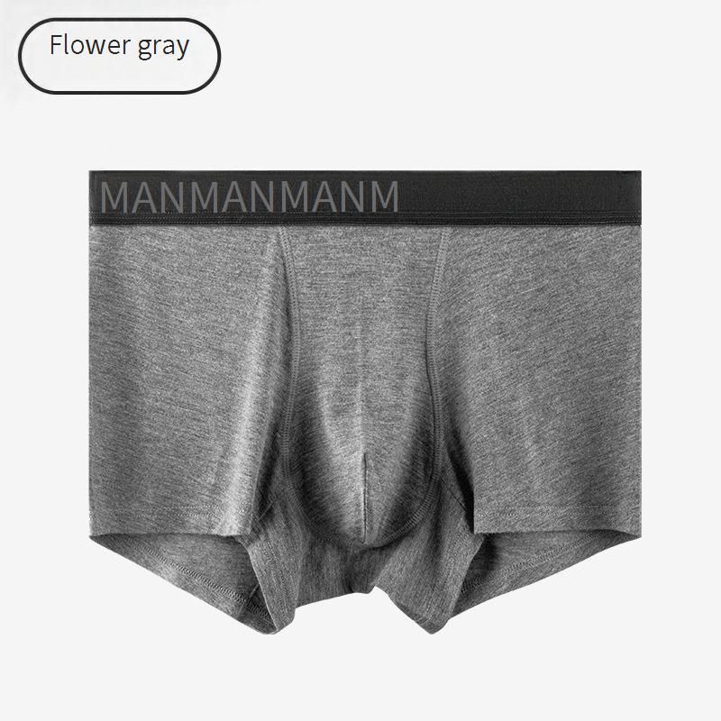 Herrenunterwäschenetz 7A Antibakterielles Loch Maulbeerseide Innerer Schritt Atmungsaktive weiche große Shorts Boxerhosen_voghion.com