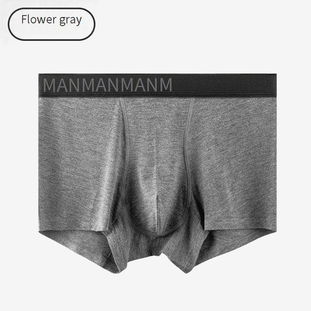 Herrenunterwäschenetz 7A Antibakterielles Loch Maulbeerseide Innerer Schritt Atmungsaktive weiche große Shorts Boxerhosen_voghion.com