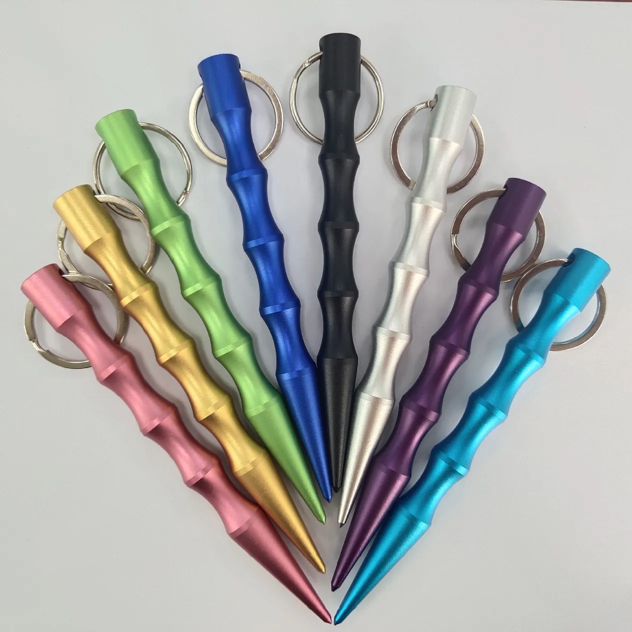 Pointed window breaker aviation aluminum self-defense cool stick key stick Outdoor Women's self-defense self-defense self-defense self-defense short s_voghion.com