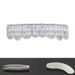 Dental Drs T Shaped Zircon Jewelry Accsori Eight Rectangular Zircons Funny Personality Men's European Hip Hop_voghion.com