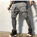 Cargo-Jogginghose für Herren – Hip-Hop-Sweathose aus Baumwollmischung mit mehreren Taschen für Fitnessstudio, Streetwear und Freizeitkleidung – Elastische Knöchelbündchen, atmungsaktiv_voghion.com