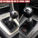 1Pcs 5/6 Speed Manual Gear Shift Knob Lever Stick Gaiter Boot Facelift Car Styg For Audi AUDI A4 B6 B7 2002-2008_voghion.com