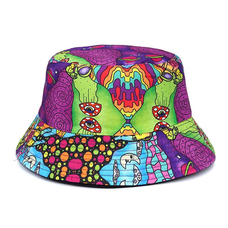 New Arrivals Skull Print Women Bucket Hats Men Panama Sunhat Fishing Hat Fisherman Cap Hip Hop Bob Femme Gorro Female 2024 Fashion_voghion.com