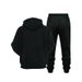 Men's Hooded Sweatshirt & Jogger Set - Thick Fleece-Lined Winter Tracksuit, Oversized Streetwear Two-Piece For Youth_voghion.com