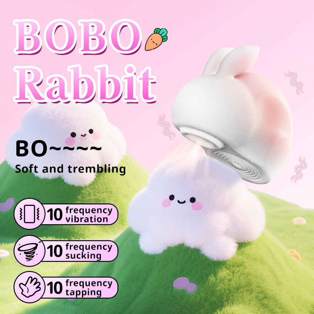 Bobo Rabbit, vibratore per adulti ad alta frequenza e forte vibrazione, piccolo e carino, giocattolo per flirtare con le donne_voghion.com