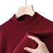 Pure Cross-Border Foreign Trade High-End Men's Sweater Half Turtleneck Long Sleeve Spring Autumn New Casual Versatile Base_voghion.com