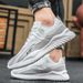 Zomer dunne witte sneakers voor heren, mesh hardloopschoenen voor sport_voghion.com