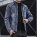 Nuovo cappotto in denim da uomo in cotone slim fit, stile coreano, autunno inverno_voghion.com