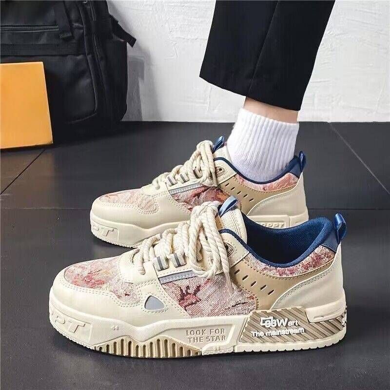 Trendige Freizeit-Sneaker für Herren – Atmungsaktive Sommer-Slipper mit dicker Anti-Rutsch-Sohle, leicht und bequem für den täglichen Gebrauch_voghion.com