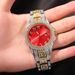 HypeBeats Men's Hip-Hop Watch - Colorful Mosaic Dial With 60 Zircon Stones_voghion.com
