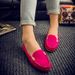 Women's Casual Solid Color Round Toe Flats_voghion.com