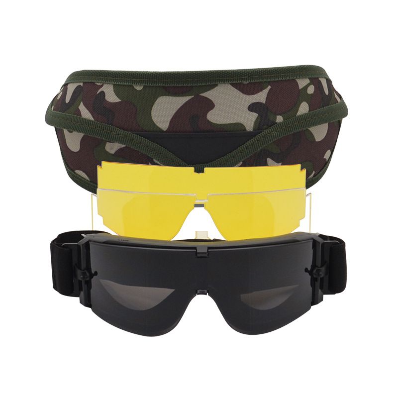 X800 real person CS glasses, tactical special forces protective goggles, camouflage bag set, eyes_voghion.com