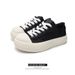 Plateau-Canvas-Schuhe für Männer, Nischensport, High Street, Paar, große Kopfbrettschuhe, Pendlerschuhe, erhöhte Muffin-Derby-Schuhe_voghion.com