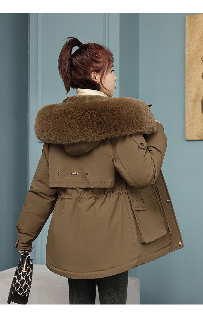 Cappotto invernale casual da donna in tinta unita_voghion.com
