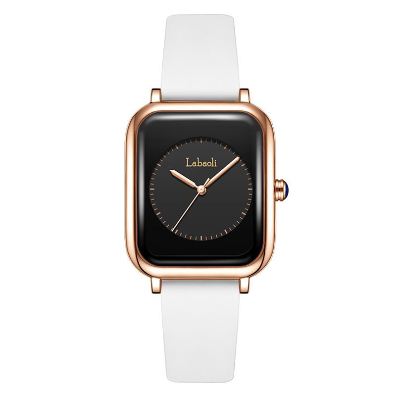 Unisex Casual Square Quartz Watch Women Men Waterproof Fashion Analog Silicone Band Wrist Watch Ideal Choice For Gifts_voghion.com