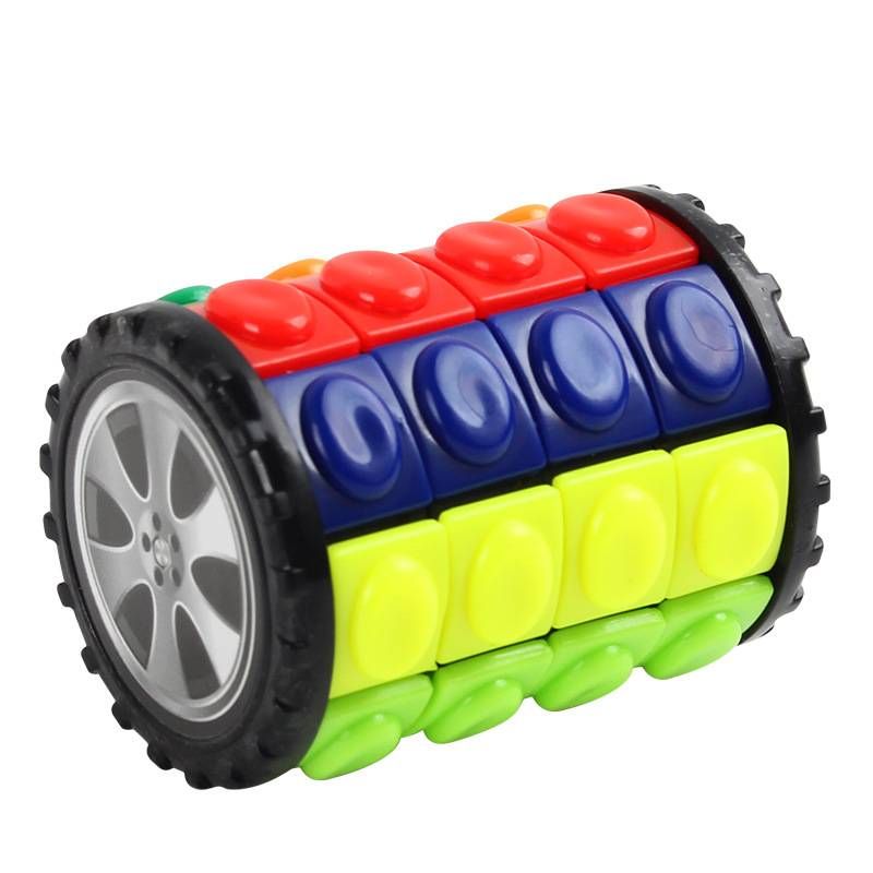 Cubo de maíz cilíndrico, torre mágica 3D educativa para niños, cubo de maíz para desarrollar la inteligencia, juguetes de cubo_voghion.com
