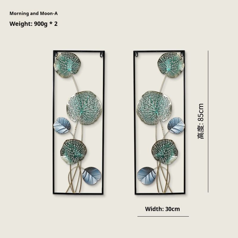 2025European style wrought iron pendant, living room background wall, foyer bedroom painting, wall soft hanging decoration_voghion.com
