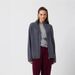 Women's Chunky Knit Zip-Up Cardigan - Oversized Fall Sweater With Half Neck & Drop Shoulder Sleeves (Champagne, Navy, Charcoal)_voghion.com