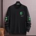 Herrenbekleidung Übergröße Sweatshirt mit Buchstabendruck Herren Frühling und Herbst Rundhals Langarm T-Shirt Herrenjacke Lockere Freizeitoberteile T_voghion.com