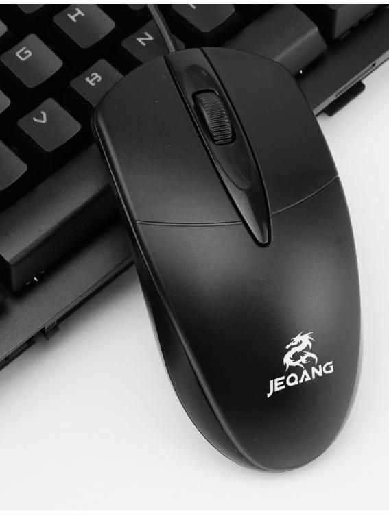 Jie Qiang JM-018 USB Wired Laptop Desktop Computer For Home Business Office Games Mouse_voghion.com