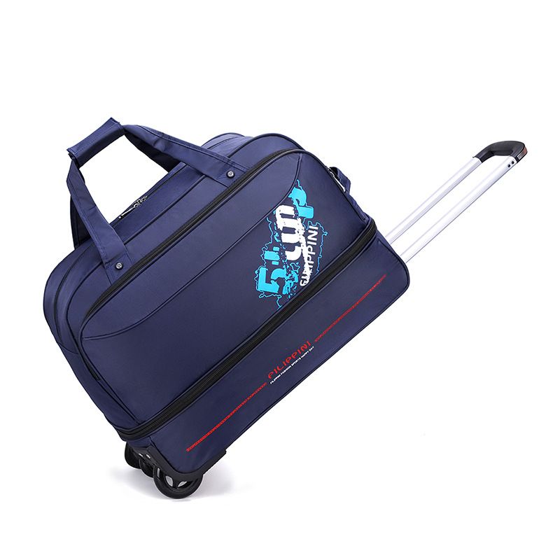Trolley travel, unisex, large capacity business for outdoor activities, waterproof, wear-resistant, foldable luggage_voghion.com