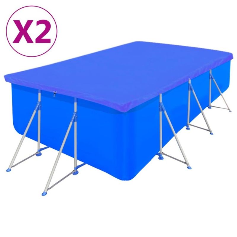 Pcs Ft Oz PE 2 155.1x81.5 Rectangular Pool 0.3 Covers_voghion.com