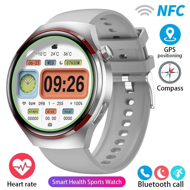 Space Exploration Edition Smart Watch 4 Pro 1.53" Full Touch Answer Make Call Android Smartwatch for Men Women Compatible with Android & iOS_voghion.com