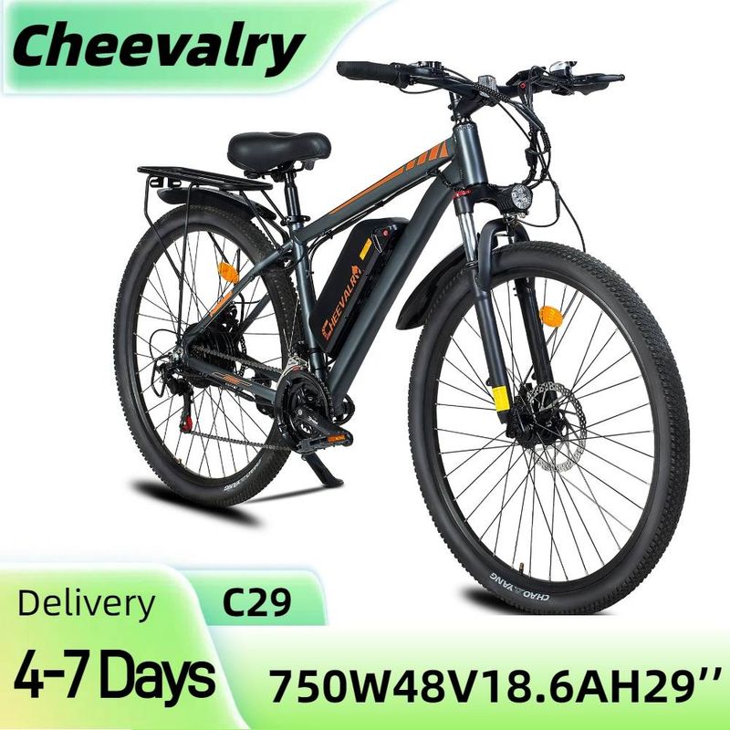 CHEEVALRY C29 Elektrische Mountainbike 75OW 48V 18.6Ah Elektrische Fiets 29 Inch E-MTB_voghion.com