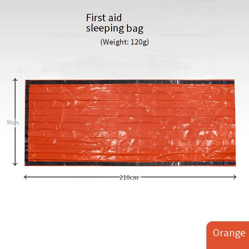 Emergency Survival Sleeping Bag Waterproof PE Aluminum Foil Thermal Sleeping Bag For Outdoor Camping Disaster Relief_voghion.com