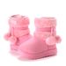 Children's Shoes 2025 Fur Ball Snow Boots, Thickened Children's Boots, Warm Cotton Shoes._voghion.com