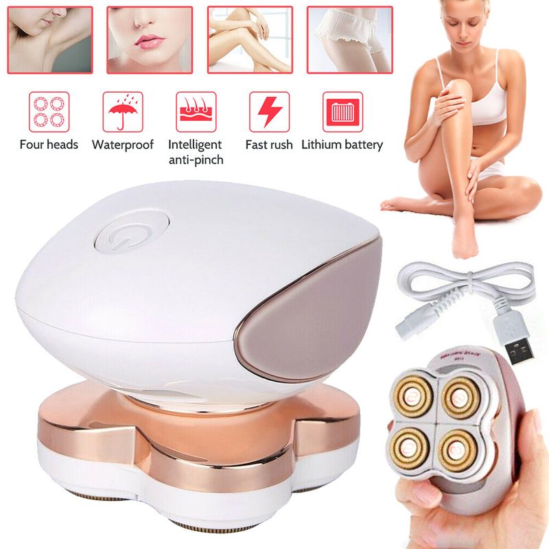 Rasoir électrique sans fil pour femme, épilation du maillot, des jambes, du visage et du corps_voghion.com