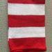 Personalizzato con strisce orizzontali rosse e bianche, sciarpa e collo_voghion.com