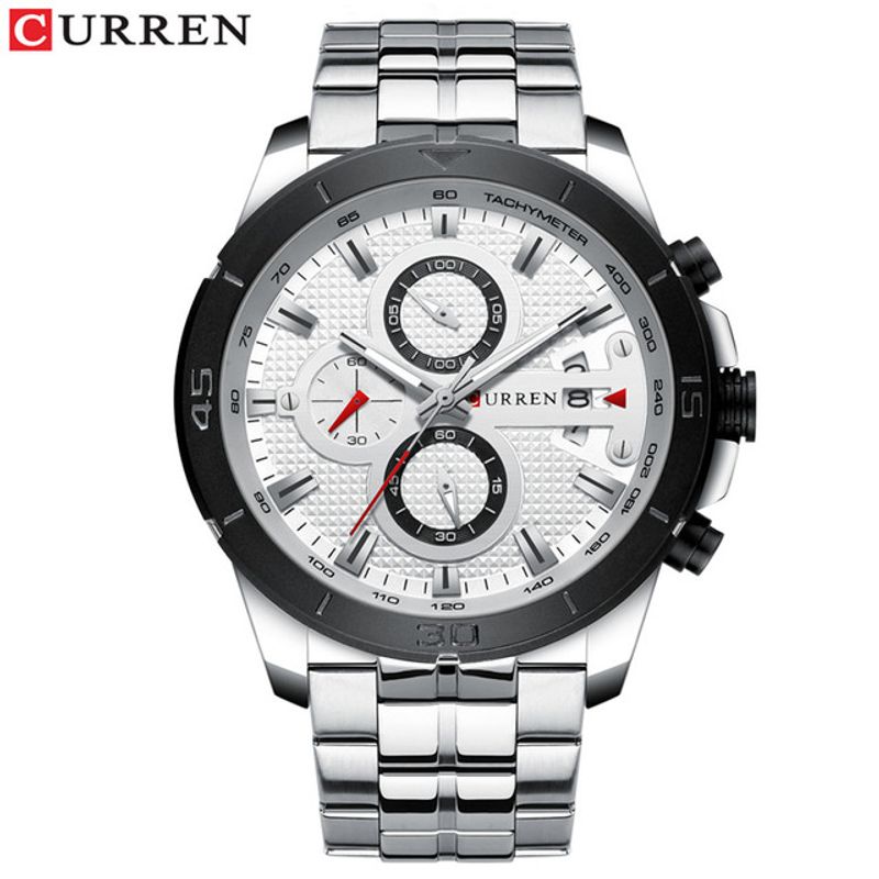 CURREN Original  Watch Men's Auto Date Watch Fashion Casual Business Chronograph Waterproof Quartz Men's Clock_voghion.com