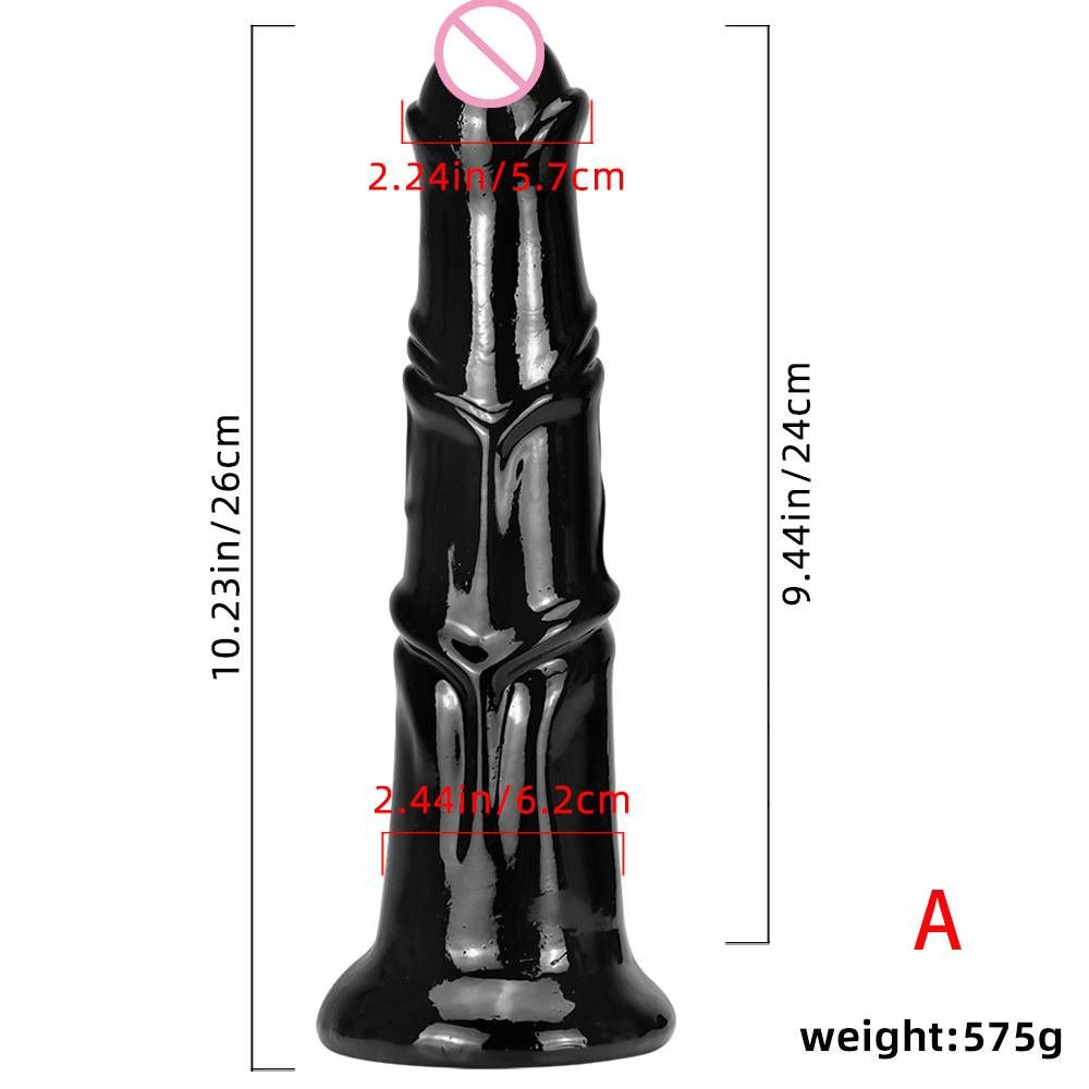 Realistischer Tierdildo mit Saugnapf, riesiger großer Pferdedildo, Analsexspielzeug für Frauen und Männer, schwul, Masturbatoren für Erwachsene_voghion.com