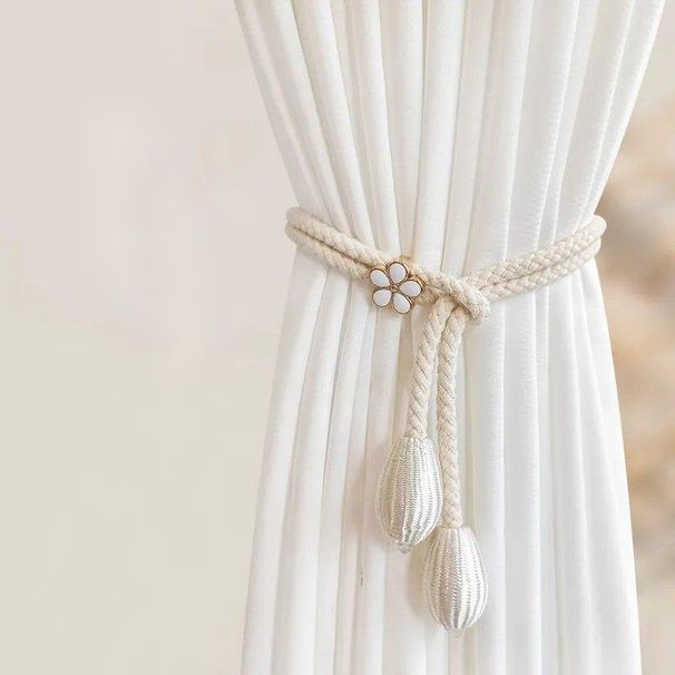 Hot-Selling Modern Simple Adjustable Tiebacks Hanging Sheer Curtain Drawstring Storage Buckle Fixed Binding Rope 2p-set_voghion.com